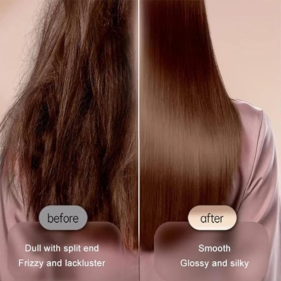 Self-Cleaning Hair Brush & Telescopic Comb (Random Color)