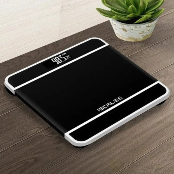 iScale Digital LED Electronic Bathroom Weighing Scale | Tempered Glass, Automatic, Accurate, Body Weight Monitor